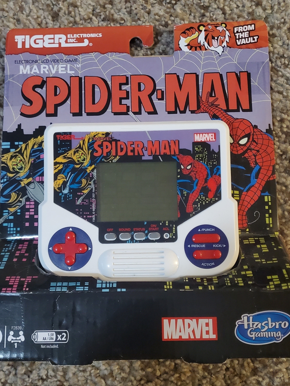 Marvel Spider-Man Handheld Game - White, Red, Blue
